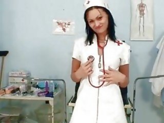 Enchanting Nurse Pavlina Put A Medical.