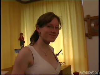 German teen sits on the sybian KLBR Produktion