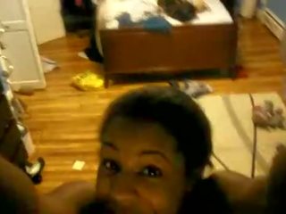 Busty Ebony Teen Dancing In Her Room